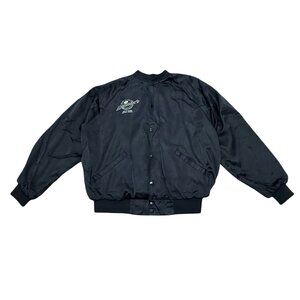 Vintage 80s Cardinal Satin Snap Button Jacket Alexander’s Phoenix Arizona